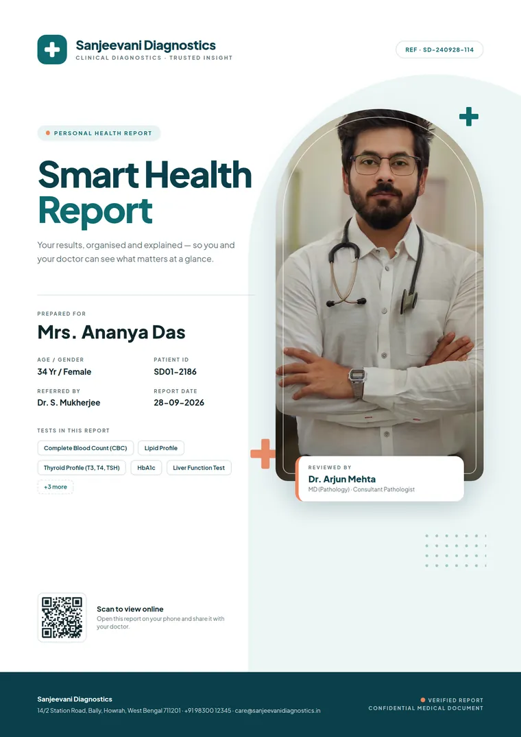 Arch Portrait smart report cover design