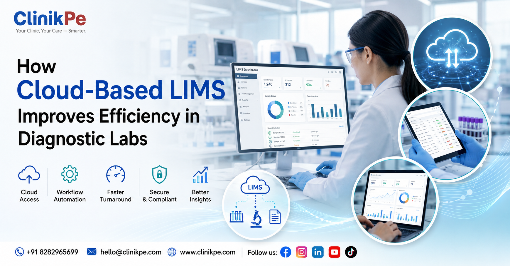 How Cloud-Based LIMS Improves Efficiency in Diagnostic Labs