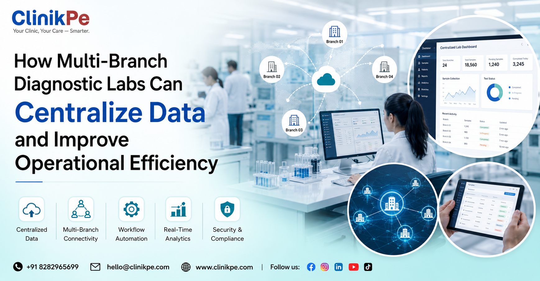 How Multi-Branch Diagnostic Labs Can Centralize Data and Improve Operational Efficiency