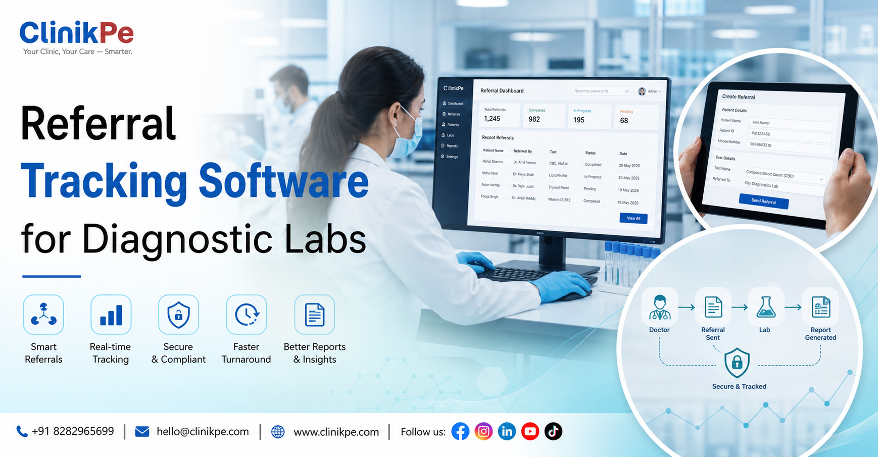 Referral Tracking Software for Diagnostic Labs