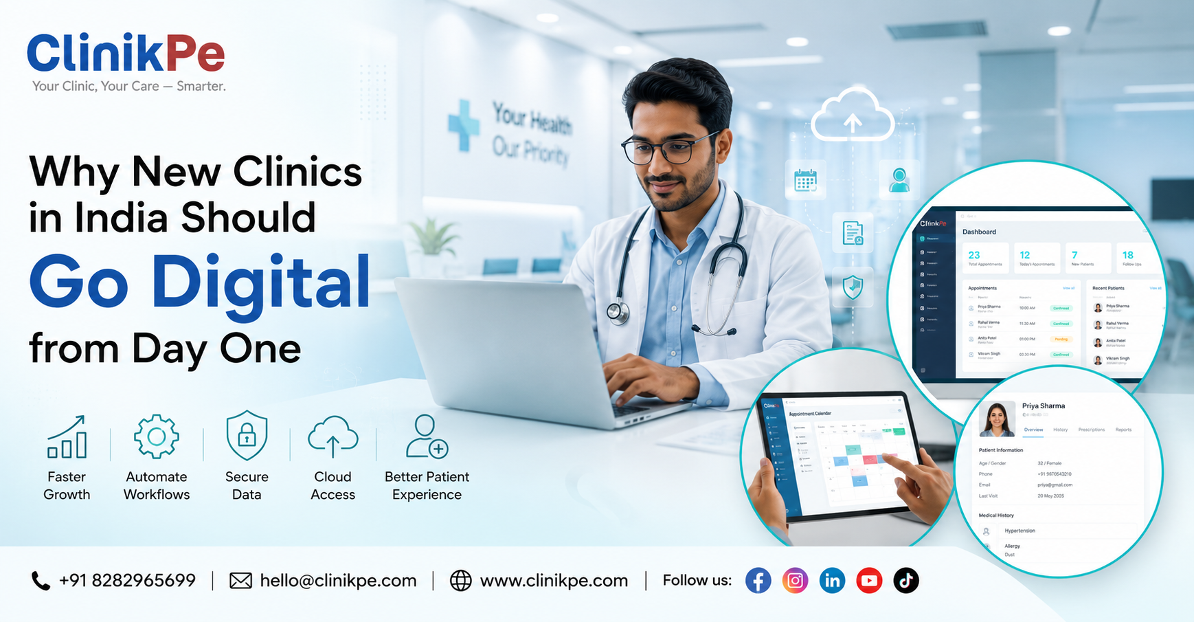 Why New Clinics in India Should Go Digital from Day One