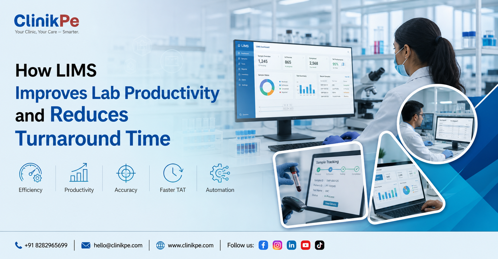 How LIMS Improves Lab Productivity and Reduces Turnaround Time