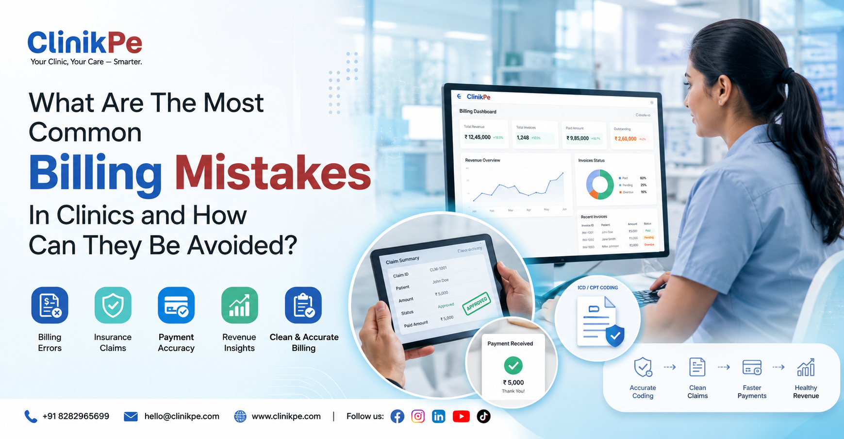 What Are The Most Common Billing Mistakes In Clinics and How Can They Be Avoided?
