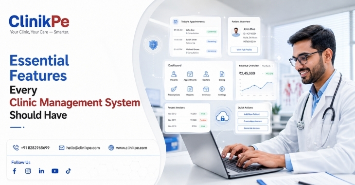 Essential Features Every Clinic Management System Should Have