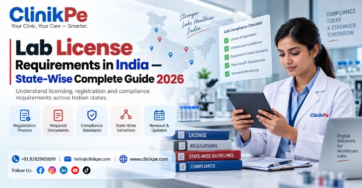Lab License Requirements in India — State-Wise Complete Guide 2026