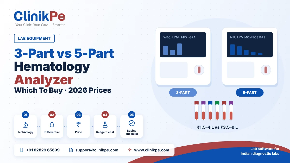 3-part vs 5-part hematology analyzer: which should your lab buy?