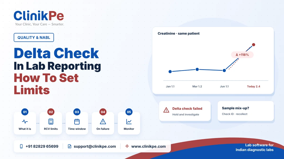 Delta check in lab reporting: what it is and how to set limits