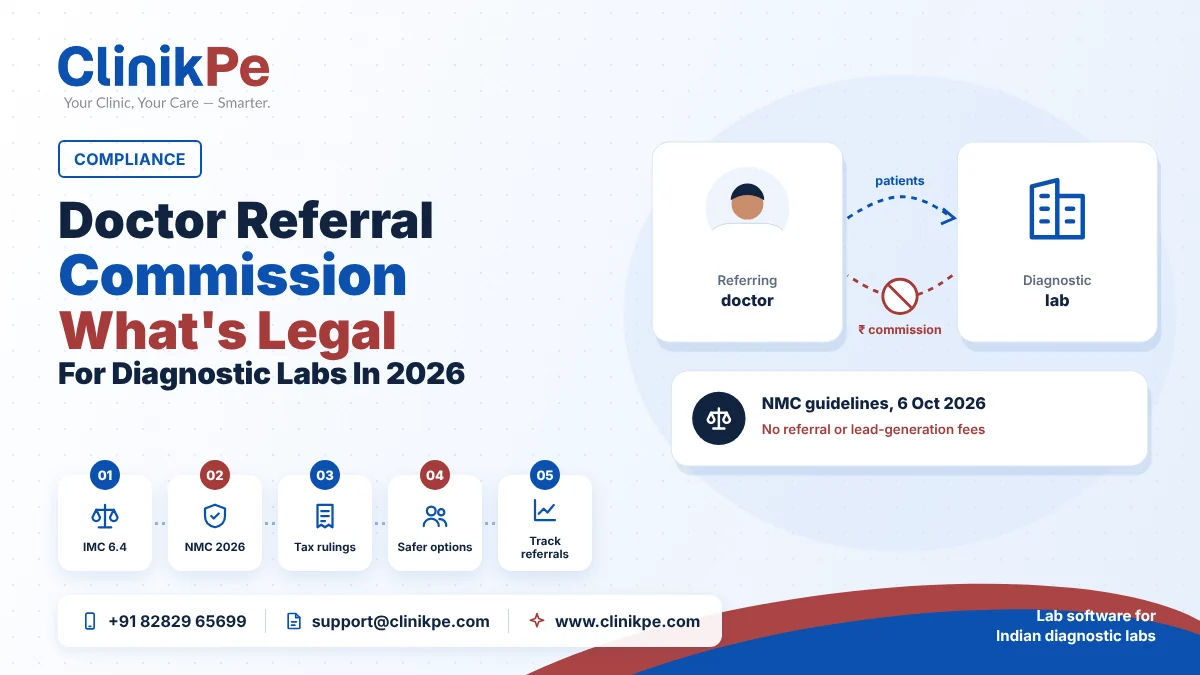 Doctor referral commission in diagnostic labs: what’s legal, and what to do instead