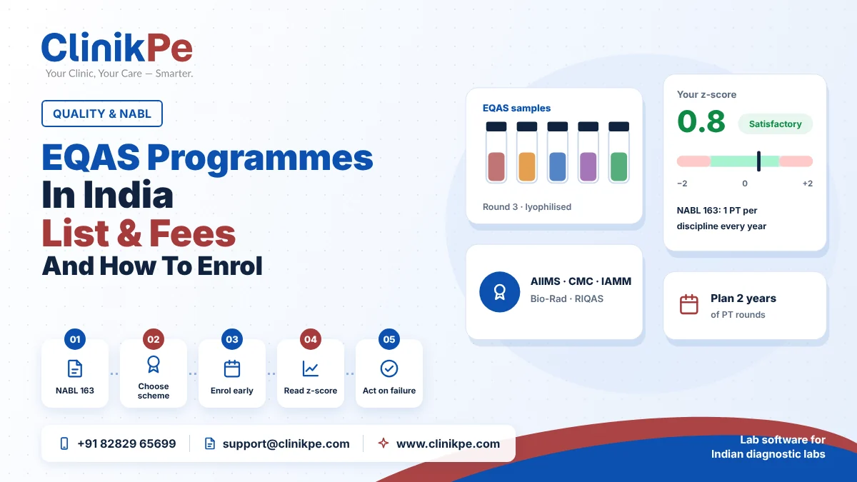 EQAS programmers in India: list, fees and how to enroll