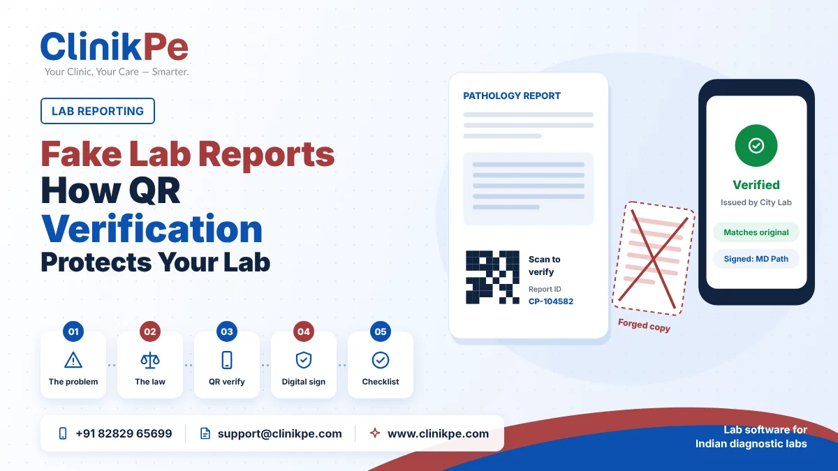 Fake lab reports: how QR verification protects your lab