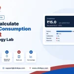 How to calculate reagent consumption per test in a pathology lab